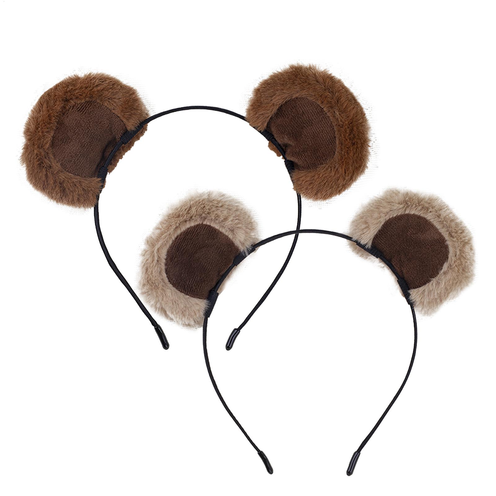 Travel Accessories For 10 Year Old Girl - Diademas de peluche con orejas de
