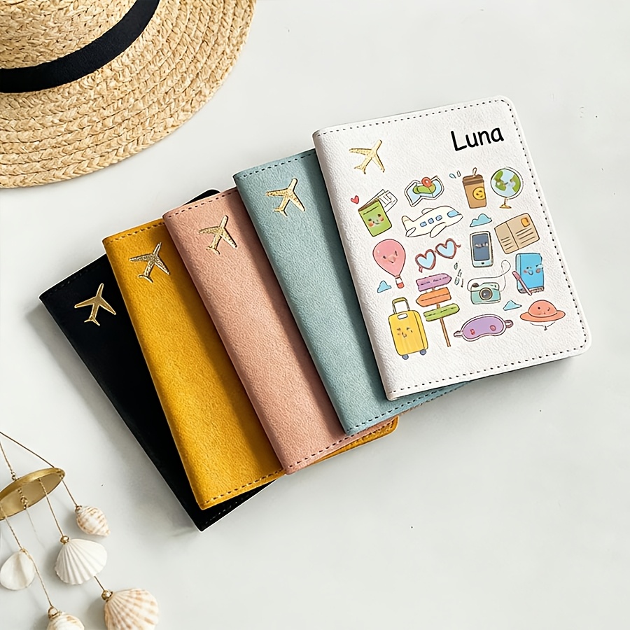 Travel Accessories Essentials - Porta Pasaportes Personalizado con Nombre y