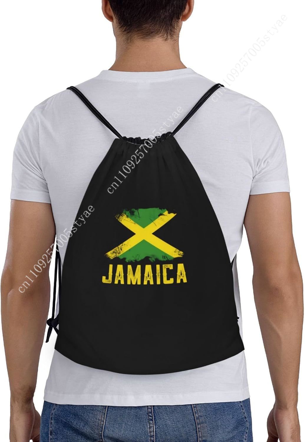 Bolsa con cordón con bandera d - Travel Accessories For Jamaica reseña y precio