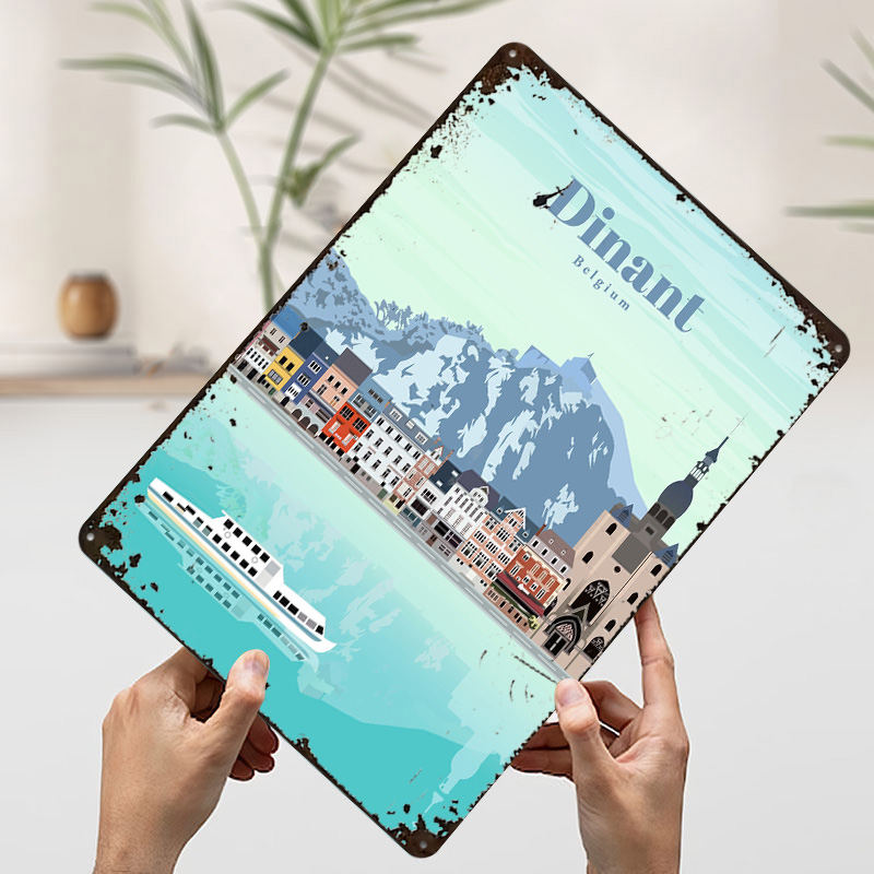 Póster impreso de viaje a Dina - Travel Accessories For Europe reseña y precio
