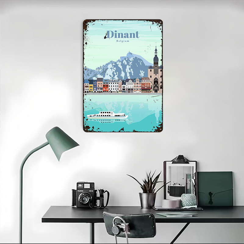 Póster impreso de viaje a Dina - Travel Accessories For Europe reseña y precio