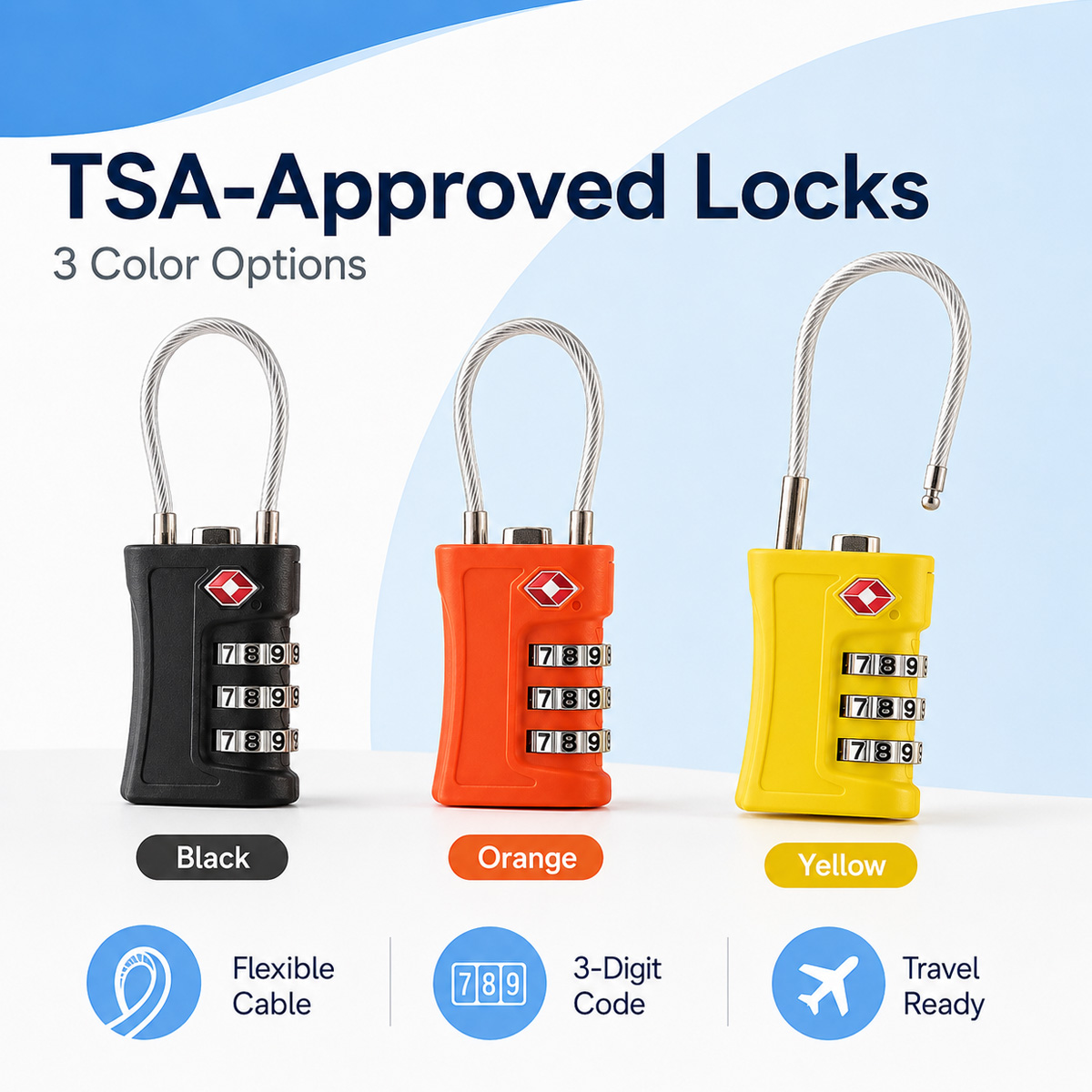 Candado de Equipaje Aprobado p - Travel Accessories Electronics reseña y precio