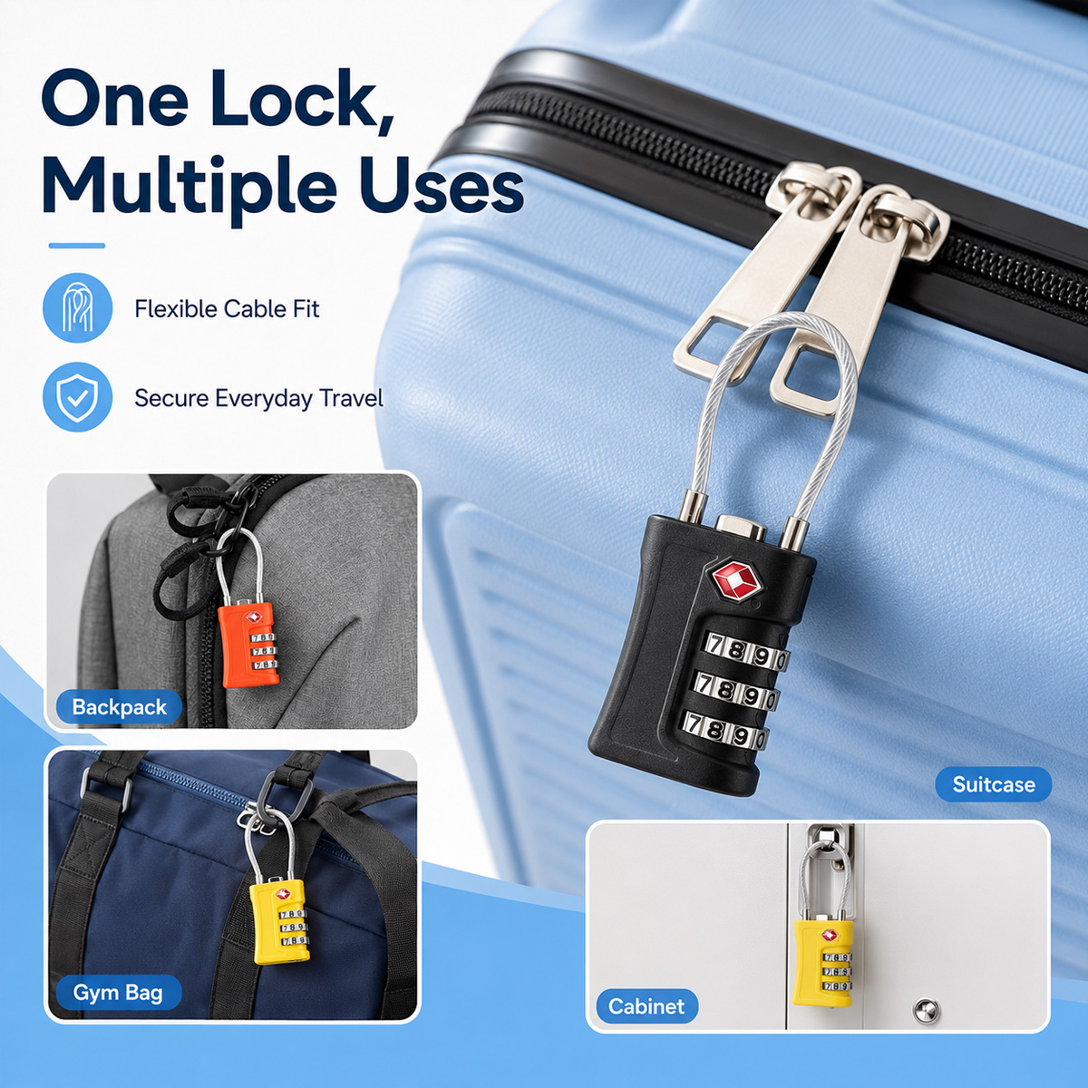 Candado de Equipaje Aprobado p - Travel Accessories Electronics reseña y precio