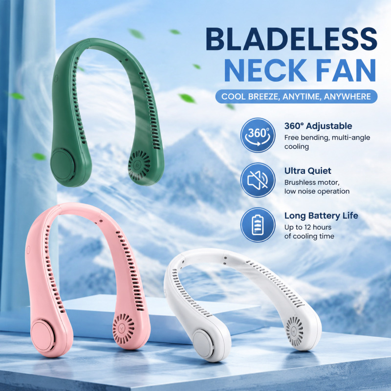 Ventilador de Cuello Sin Aspas - Travel Accessories Electronics reseña y precio