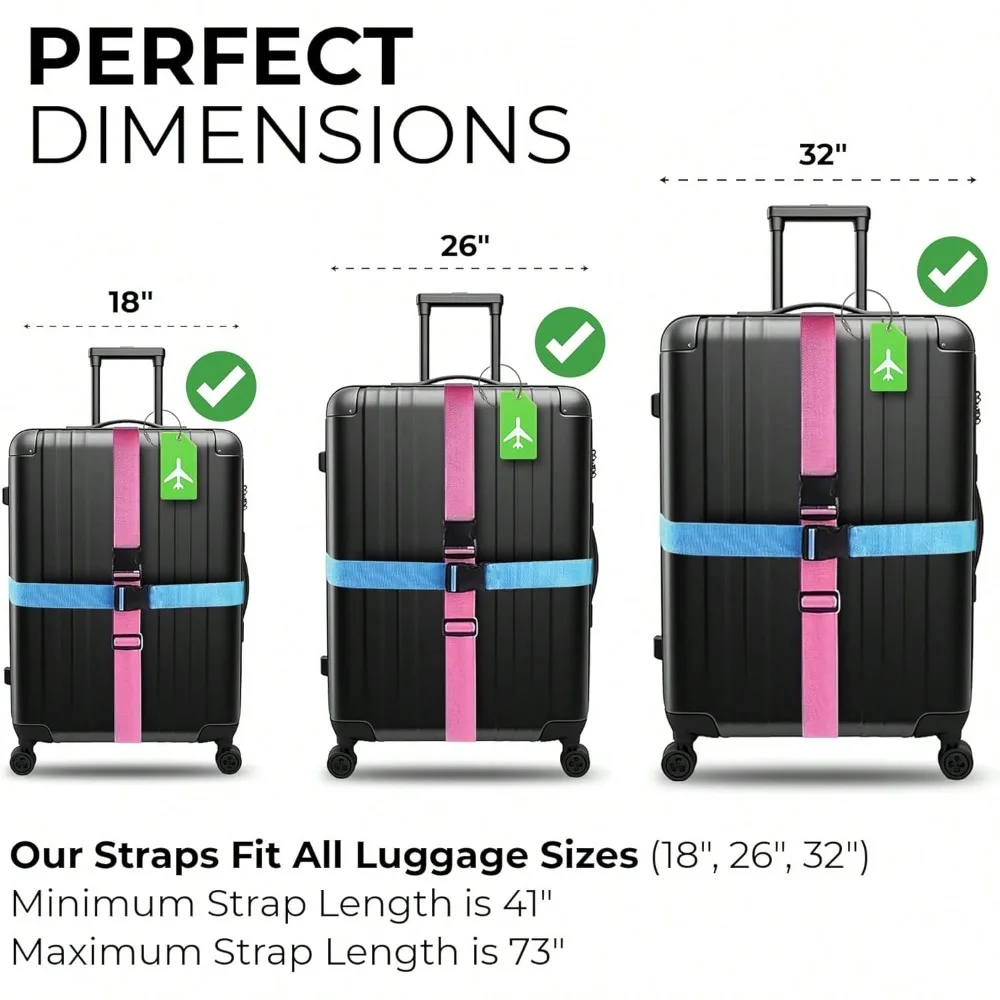 Juego de correas para equipaje - Travel Accessories Gift Set reseña y precio