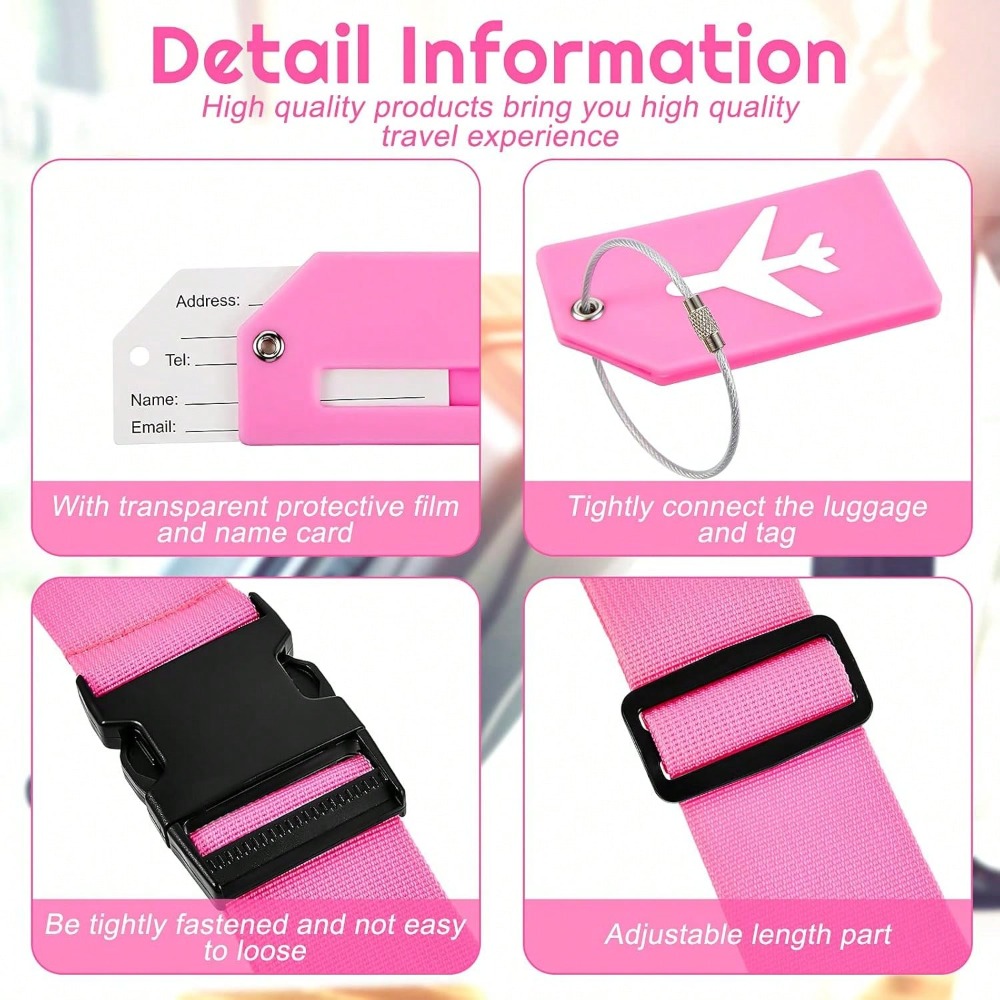 Juego de correas para equipaje - Travel Accessories Gift Set reseña y precio