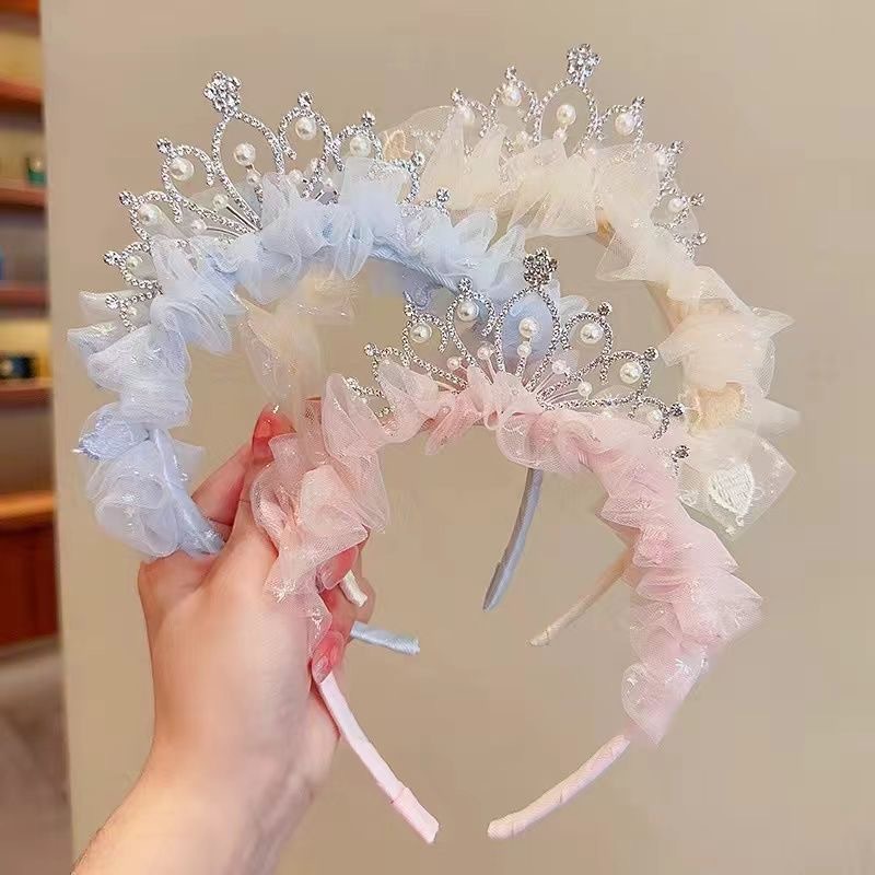 Diadema de encaje rosa y azul  - Travel Accessories For 10 Year Old Girl reseña y precio