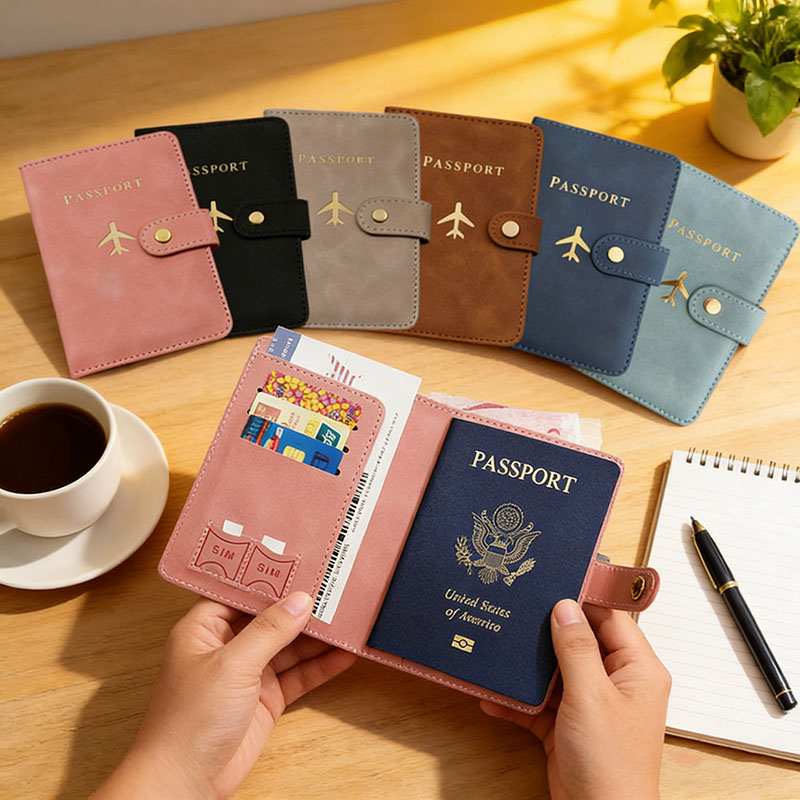 Funda de cuero para pasaporte, - Travel Accessories Essentials reseña y precio